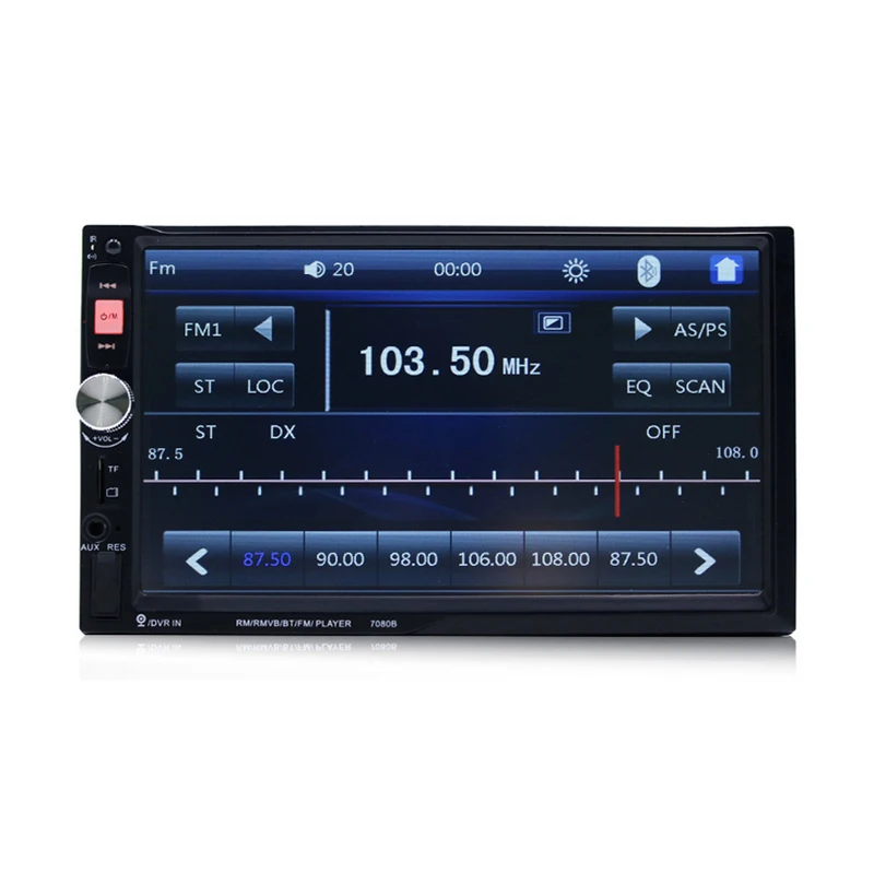 7" Auto Car MP5 Video Player Bluetooth Touch Screen and Rearview Camera