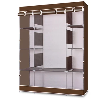 

(US) DIY Wardrobe Non-woven Fabric 4-Layer 10 Lattices Assembled Cloth Closet Dropshipping