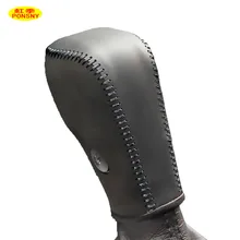 Ponsny автомобиля Шестерни Чехлы для мангала чехол для Ford Edge 2.0 т 2012 автоматического переключения Воротники Пояса из натуральной кожи Вручную прошитый крышка