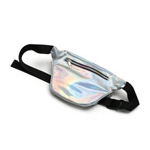 Женская Лазерная поясная сумка-кошелек полупрозрачная Светоотражающая нагрудная сумка в стиле Панк поясная сумка дизайнерская Подушка поясная сумка