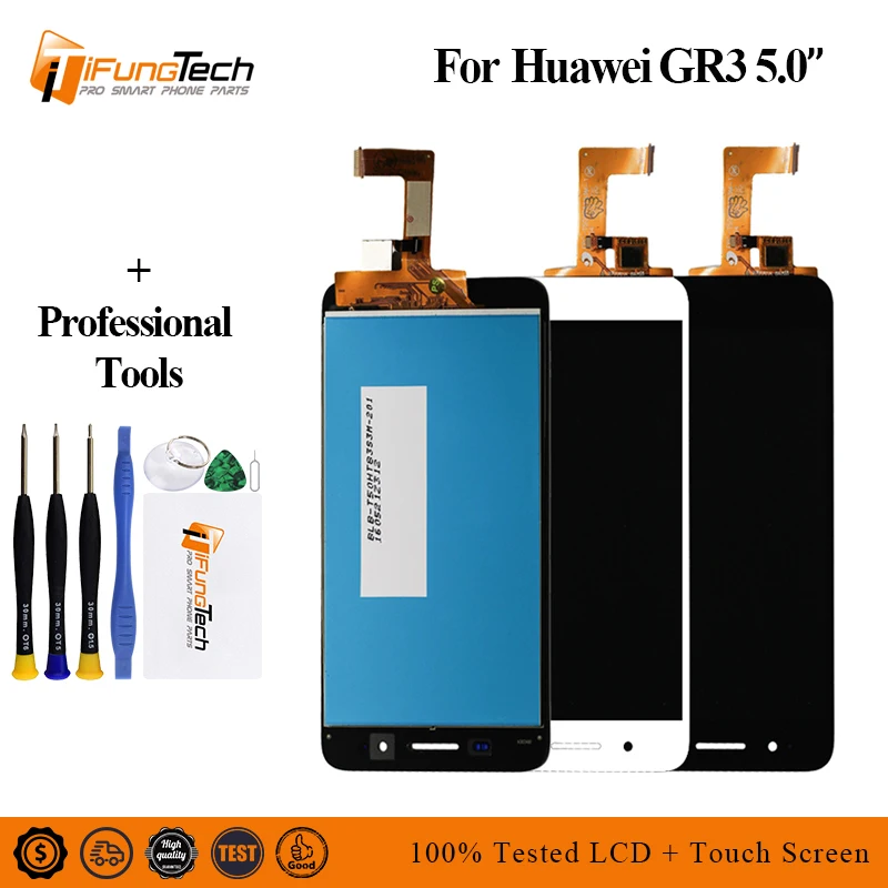 

New LCD For Huawei P8 Lite Smart LCD Display Touch Screen Digitizer For Huawei P8 Lite Smart LCD With Frame GR3 TAG-L01 Screen