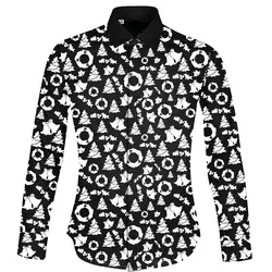 Cloudstyle 2018 осень-зима Лидер продаж блузка брендовая рубашка Жениться Рождественская подарок вечерние Косплэй футболки chemise homme