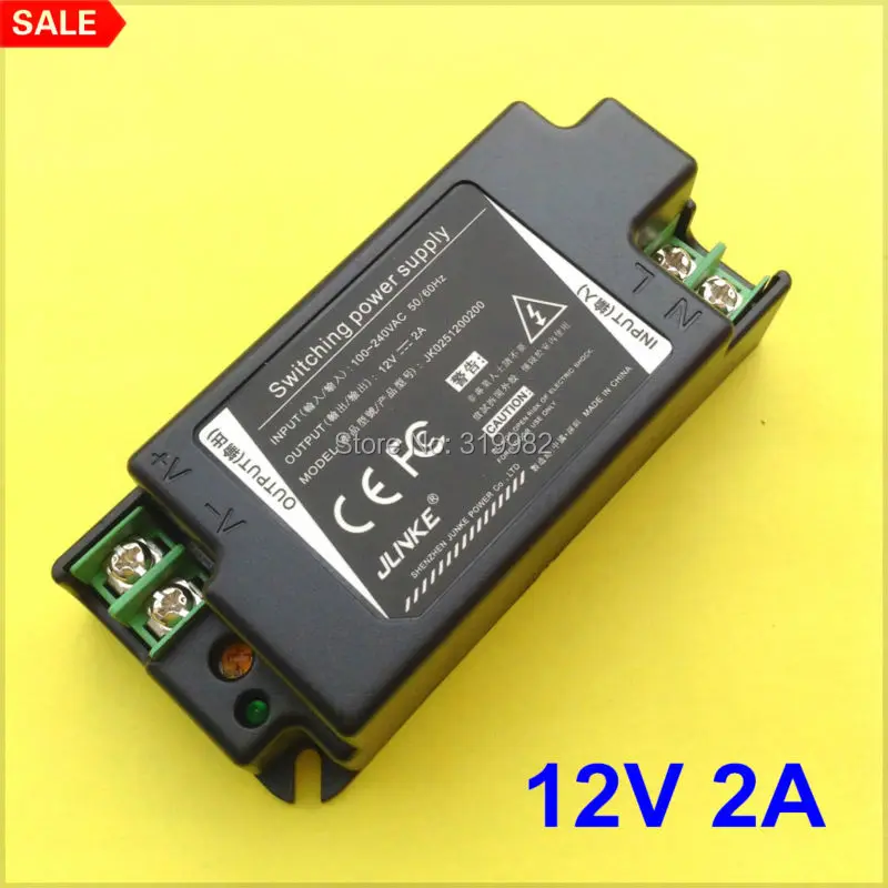 

High Quality LED display switching power supply LED strip lighting power adapter 12V 2A 24W transformer 100-240V free shipping