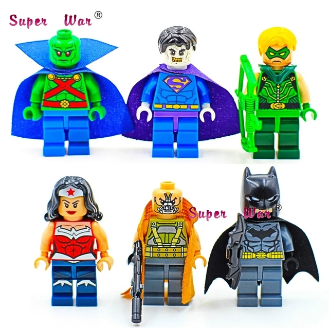 Best Offers 60pcs starwars super heroes marvel batman Wonder Woman zombie supuerman building blocks  bricks interesting toys for kids