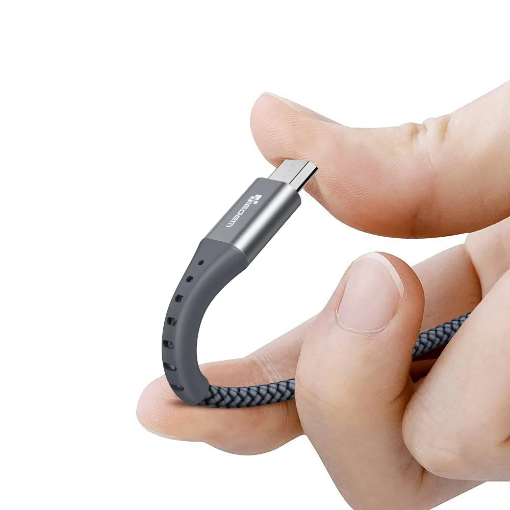TIEGEM Cable Micro USB 2.4A de carga rápida Cable de datos para Xiaomi Redmi nota Huawei HTC teléfono móvil cargador de Cable Micro cable USB