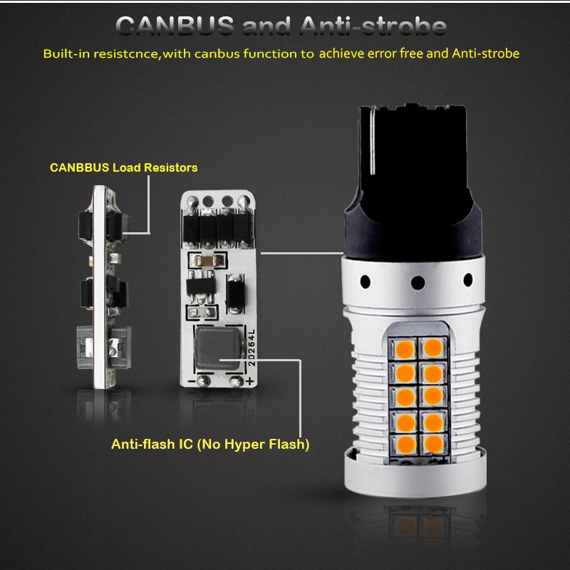 Gtinthebox BAU15S led 7440 T20 1156 canbus для поворотников мотоцикла или автомобиля сигнал