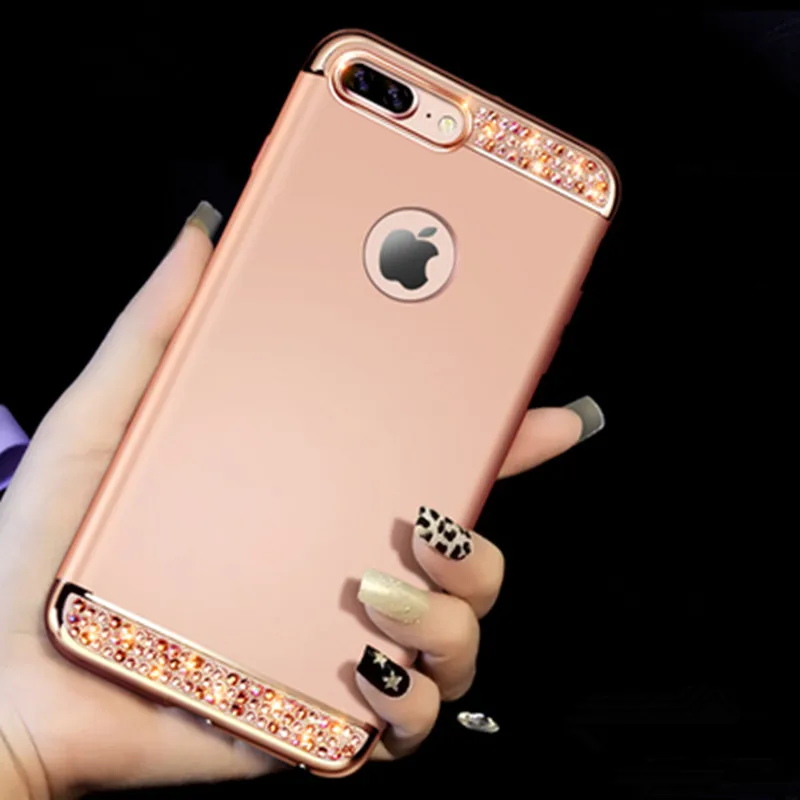 Bling Diamond Mirror Soft TPU Silicone Case for iphone X Coque 7 8 plus case 6 6S PLUS 5 5C 5S SE Cover |