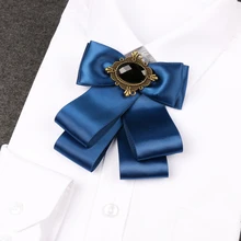 Модная полиэстер галстук-бабочка диких Мужские Женские рубашки галстук-бабочка Ретро Классический галстук-бабочка