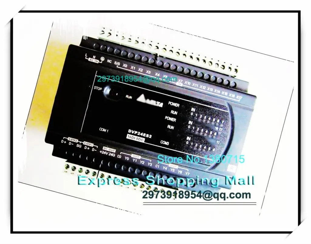 New Original DVP24ES200R Delta PLC ES2 series 100-240VAC 16DI 8DO Relay output dvp32es200t delta new original plc es2 series 100 240vac 16di 16do transistor output