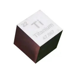 1-дюймовый 99.5% чистый металл титановый куб химических элементов коллекции ролевые игры для раннего развития детей Детские игрушки для детей
