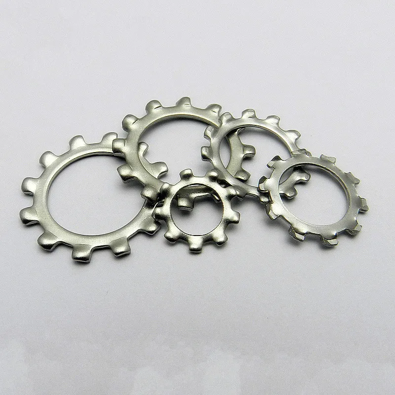 30PCS Stainless Steel 304 External Tooth Lock Washers M3 GB962.2in