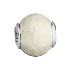 Подходит Европейский сущность браслет талисманы Серебро 925 письмо радости бусины с небольшим отверстием для изготовления ювелирных изделий для женщи