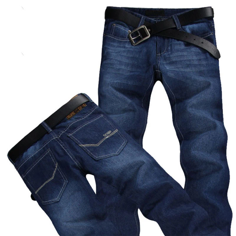 

Jeans For Men High Quality Casual Slim Straight Blue Color Jeans Men Brand Design Denim Biker Jeans Mens Pants