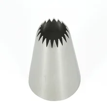 Нержавеющая сталь глазурь советы Открытый звезда Трубопроводы Сопла торты кексы торт инструмент украшения Советы#195