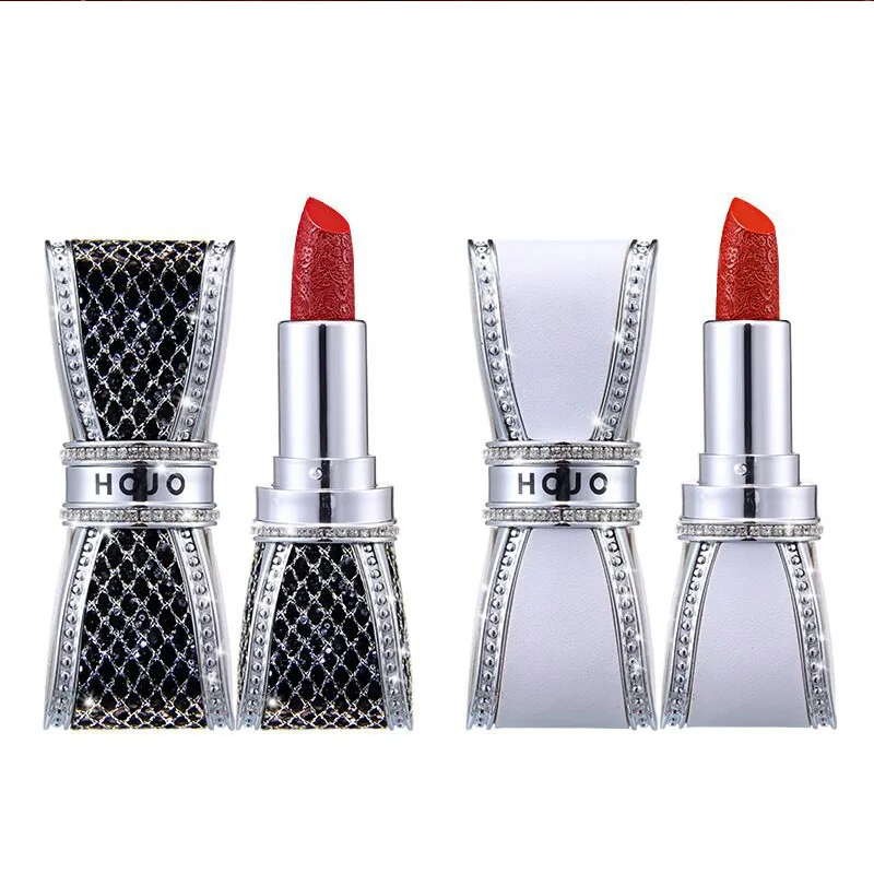 HOJO Diamonds Bow light on the water velvet Lipstick Foggy surface Matte light Abundant Moist Exquisite Lasting lip makeup