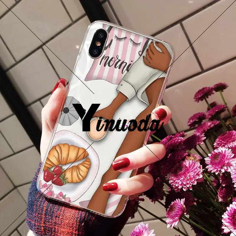 VOGUE Christmas Princess Girl Female boss coffee Phone Case