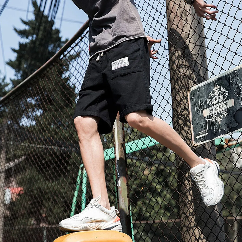 Шорты мужские летние модные свободные Puper комбинезоны различных цветов Мульти-карман брюки Spodenki Meskie Pantalones Cortos короткие Masculino