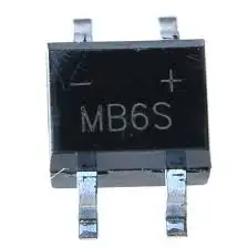 Миниатюрный Мини выпрямитель SMD Bridge MB6S 100 А 600 В (шт./лот)|bridge rectifier|smd bridge rectifiersmd