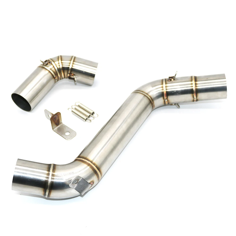 

Motorcycle Exhaust Conenct Middle Pipe With exhaust pipe Muffler Slip on Full System Exhaust Fit DUKE125 DUKE 200 DUKE 250
