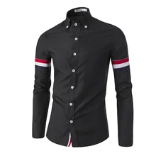 2016 New Brand Solid Color Chemise Homme Men Shirt Camisas font b Hombre b font Casual