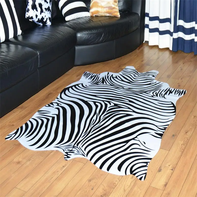 

140X200CM Imitation Zebra Veins Carpets For Living Room Home Skin Rugs For Bedroom Coffee Table Floor Mat Study/Dining Carpet