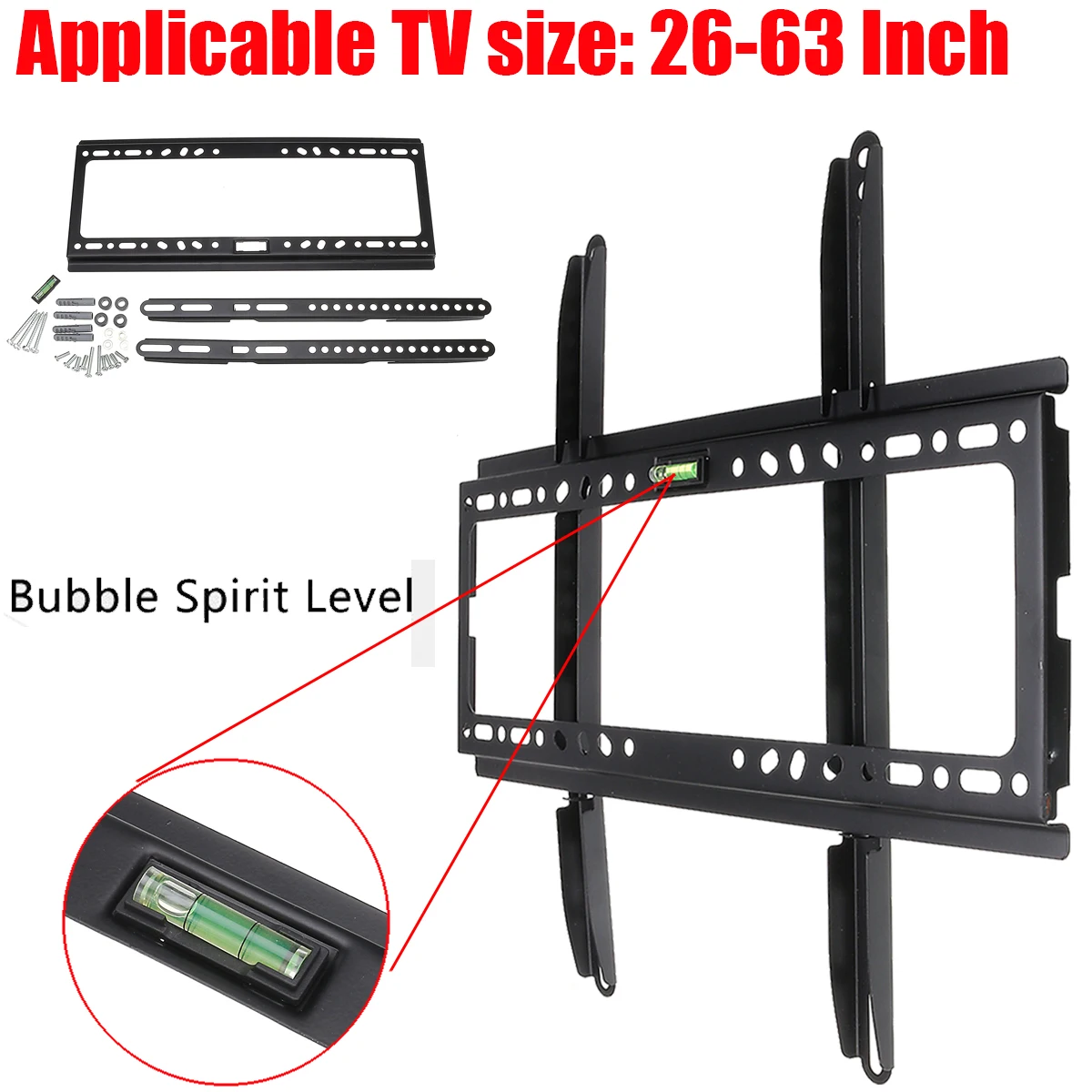 Мощный металлический LCD LED плазменный тонкий плоский Телевизор настенный