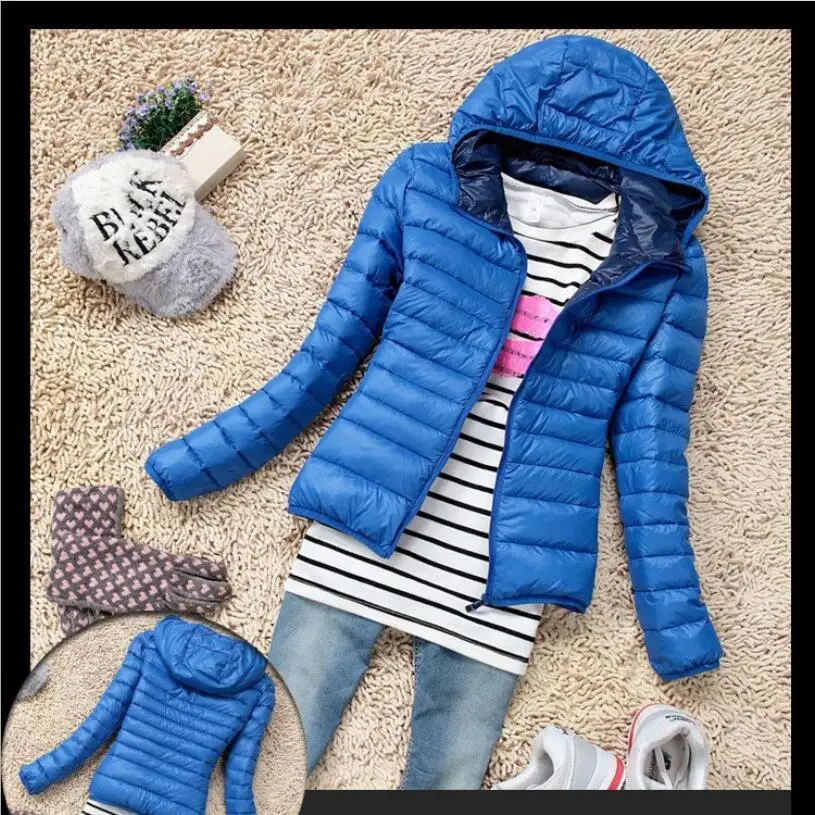 

2019 Autumn Winter Women Basic Jacket Coat Female Slim Hooded Brand Cotton Coats Casual Black Jackets