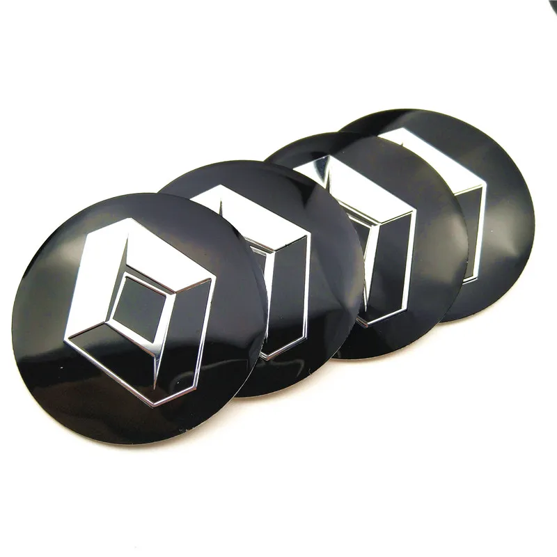 4Pcs Wheel Center Hub Cap Stickers 56.5mm emblems For Renault Megane 2