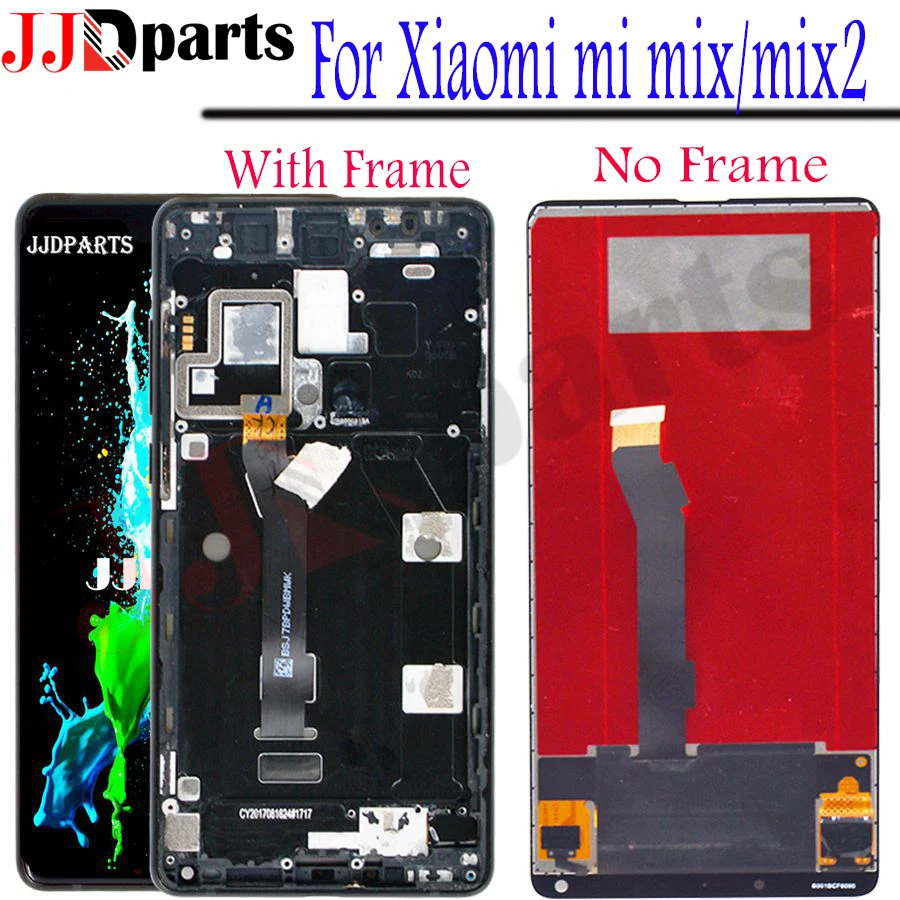 

For XiaoMi Mi Mix 2 LCD Display Touch Screen Digitizer Assmebly mi mix 2 Screen With Frame display XiaoMi mi mix lcd Screen