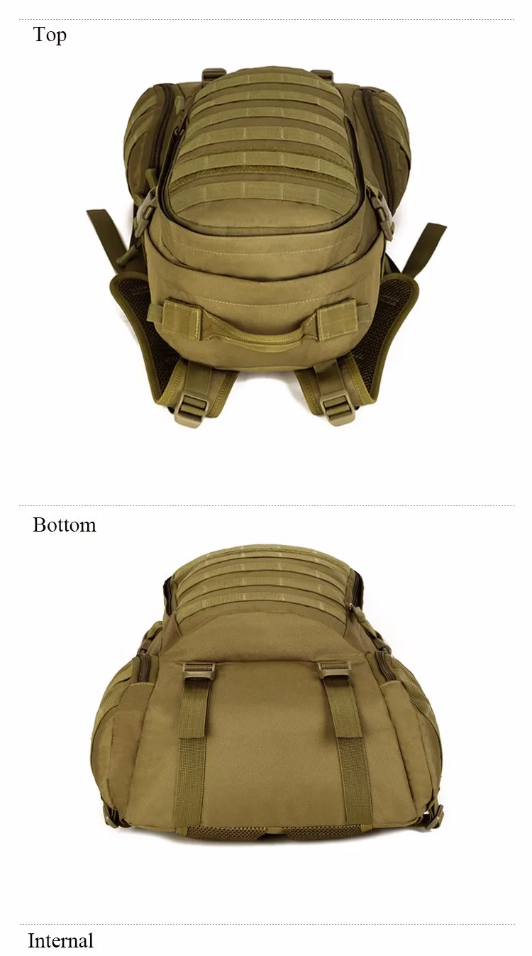 35 л, военный тактический рюкзак, рюкзаки, Мужская камуфляжная спортивная сумка для отдыха на природе, походные сумки,,, Molle 4635