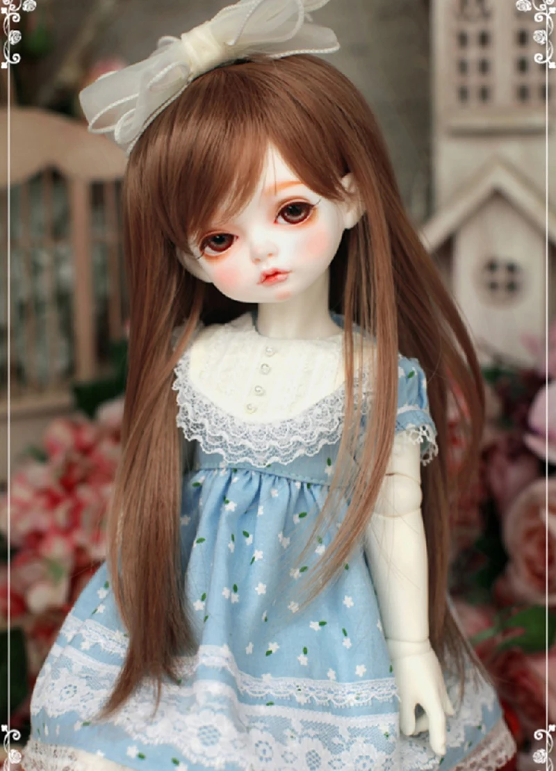 Cataleya Bjd мальчик Китайский античный парик 1/3 1/4 1/6 парик для куклы высокотемпературный шелк Длинные прямые волосы