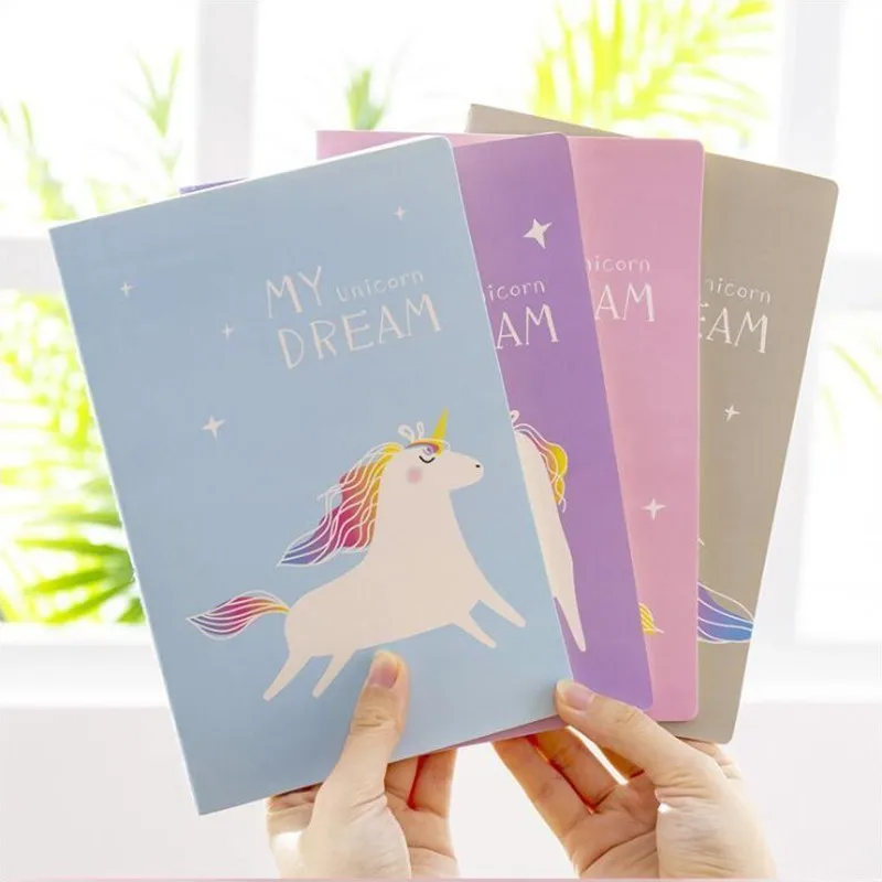 

Small FreshDream Unicorn Series Notebook Colorful Animal Pattern Notepad Office Stationery And School Supplies