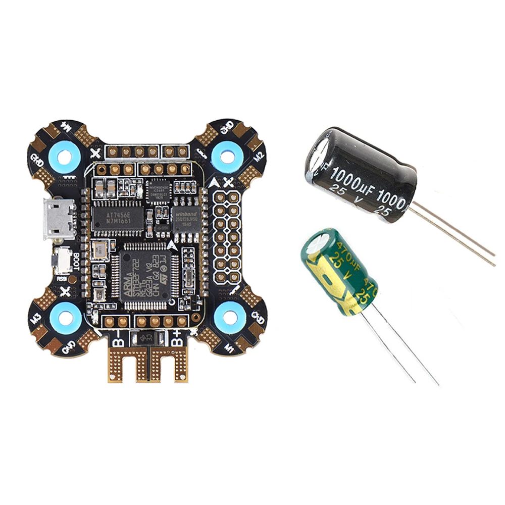 

JHE F722 F7 STM32F722 Flight Controller Built-in OSD BMP280 Barometer BEC 5V for RC FPV QAV-R 220 220mm Freestyle 250mm