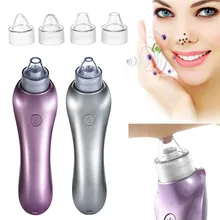 Дропшиппинг 1 шт. 4 сменных головки угрей вакуумное удаление пор очиститель акне всасывающее очищающее средство черная головка машина метка на коже удаление