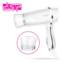 DSP Hair Dryer Professional Household Travel Portable High Power Air Dryer Hair Style 1600W 220V 2018 top sale kemei km 8213 high power household anion hair dryer black european regulations plug 1200 w 1599 w rated power