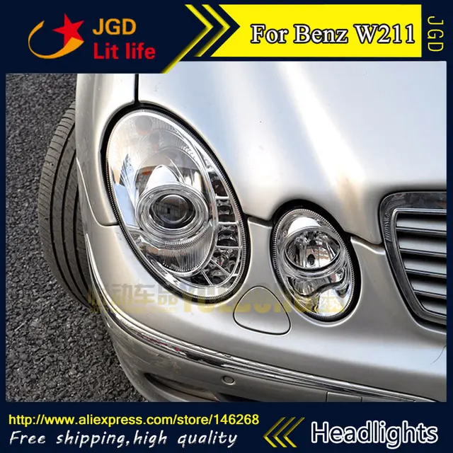 Free shipping ! Car styling LED HID Rio LED headlights Head Lamp case