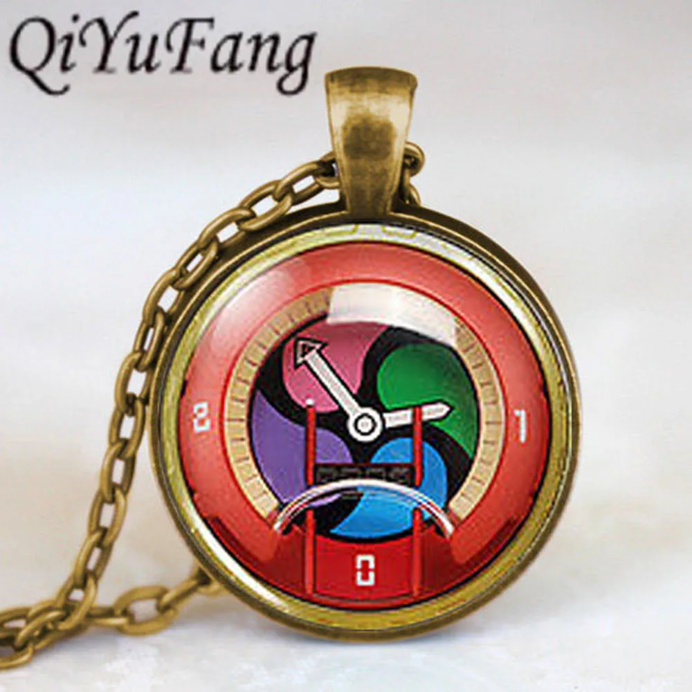 

JP Yokai Yo-Kai Youkai Watch Anime Cosplay Medal Plush Mens Handmade Fashion Necklace Pendant steampunk Jewelry Gift women chain
