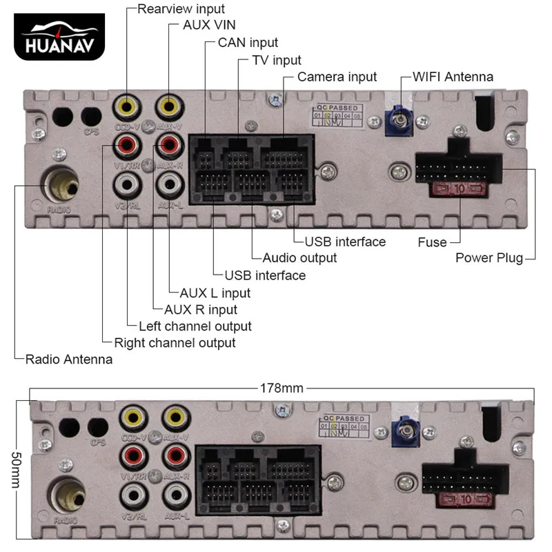 Best HUANVA Android 8.0 Car DVD Player GPS navigation For Chevrolet Cruze 2017 2018 multimedia player tape recorder 8-Core navi Audio 5