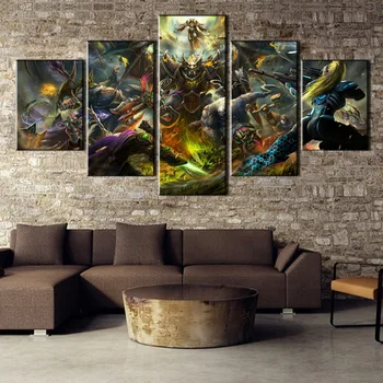 

HD Printed 5 Pieces Heroes of The Storm Painting Canvas Wall Art Picture Home Decoration Living Room Canvas Painting Wall Art