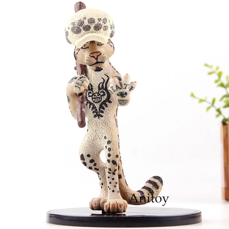 

Action Figure One Piece Animal Series Trafalgar Law as Leopard PVC Collection Model Cute Toys