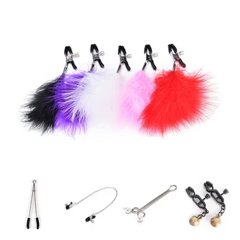 

Woman Sexy Nipple Clamps Exotic Accessories Female Breast Nipple Clamps For Couple Breast Clip Multi Style