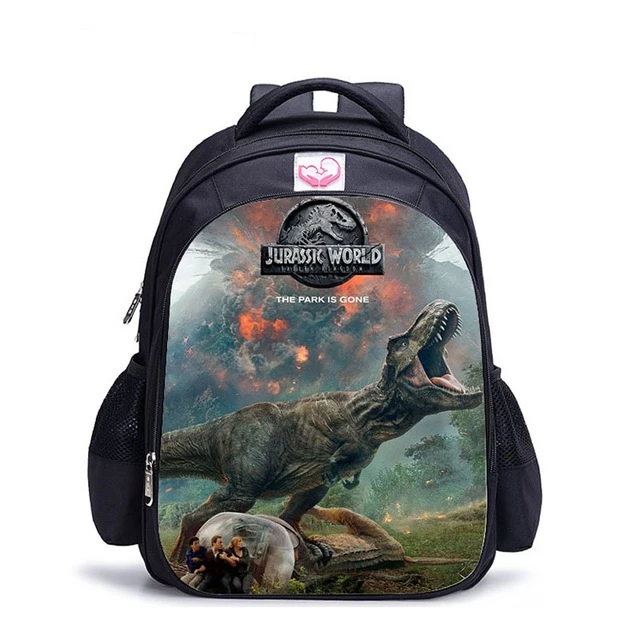 Mochilas escolares de Jurassic World para niños, mochila de dinosaurio,  mochila de hombro para niños, bolsa