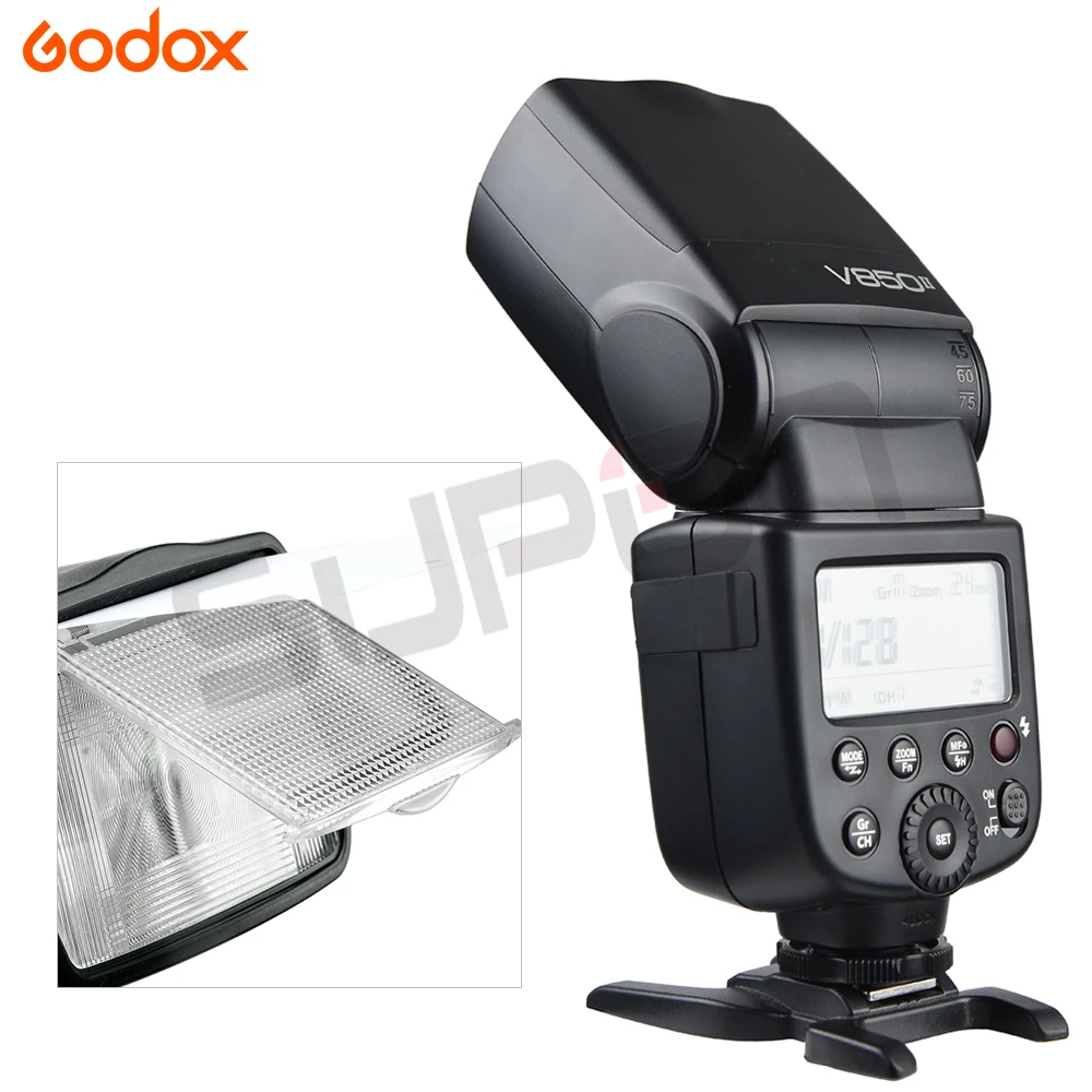  Godox V850II GN60 2.4G wireless X System Speedlite Li-ion Battery Flash Light with Car Charger for 