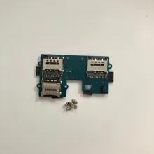 Б/у SIM Card Reader Держатель Разъем с белой винты для HOMTOM HT20 PRO MTK6753 Octa Core 4,7 дюйма 1280x720 Смартфон