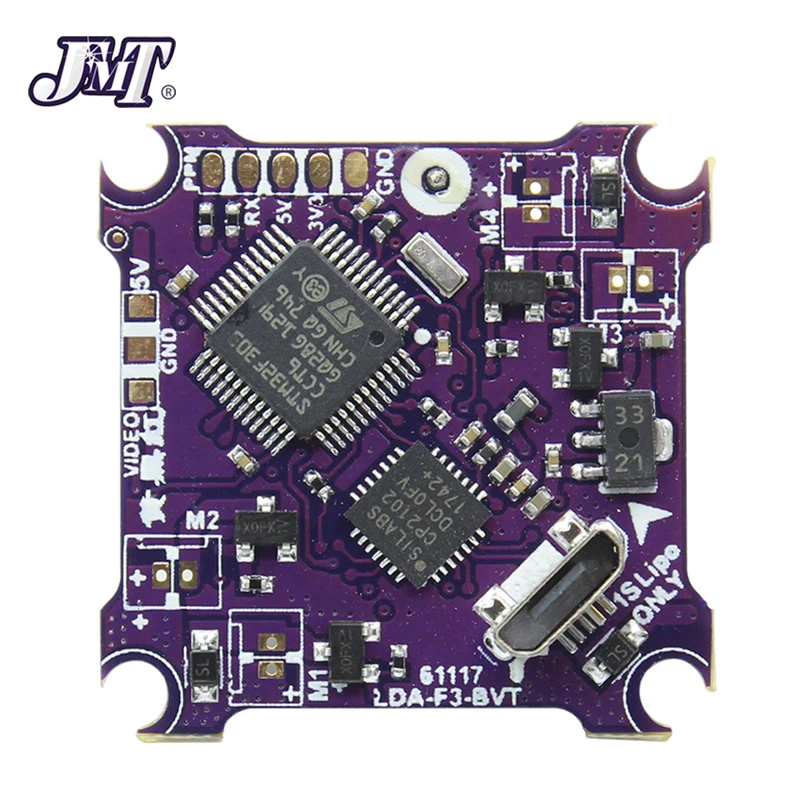 RC интегрированная плата 26*26 мм F3 управление полетом 5,8G VTX матовый ESC для DIY гоночного дрона Whoop Kingkong крошечный 6 7 мини Квадрокоптер