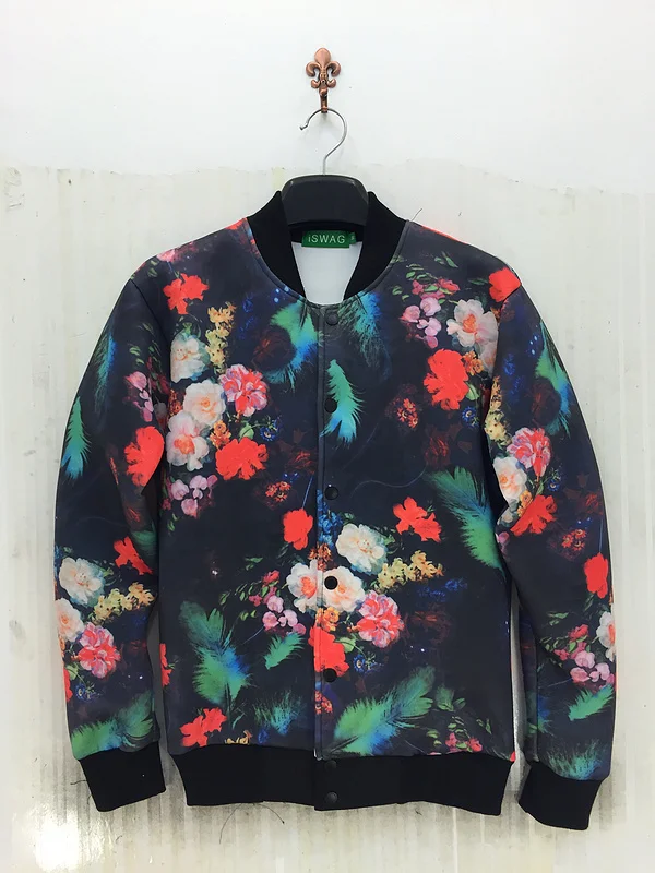 Nuevas mujeres / para hombre 3d floral estampado de