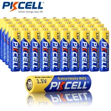PKCELL – pistolet thermomètre numérique à usage unique, R03P, 1.5V, piles AAA 3a, sans contact, 50 pièces