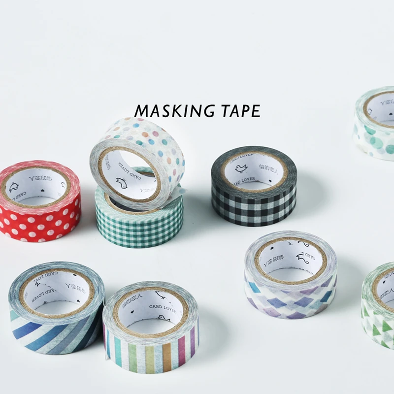 Coloffice Stripe Twill Japanese masking tape Pocket Stickers Decorate
