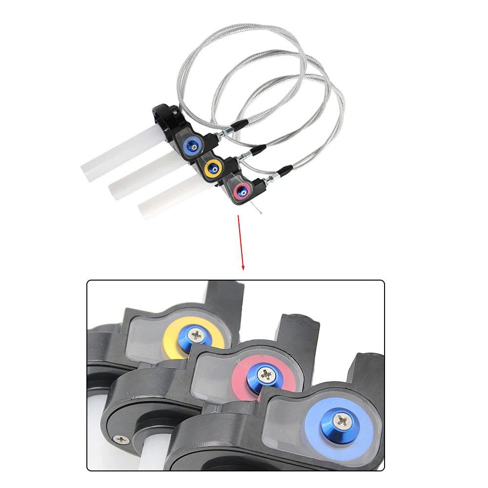 ZSDTRP 7/8 ''мотоциклы 1/4 быстрого действия газа дроссельной заслонки+ ручки для грязи велосипед Quad ATV гонки