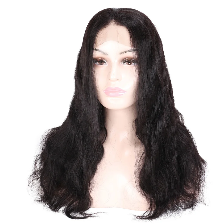 RealBeauty Brazilian Body Wave Wig 4*4 Lace Front Human Hair U Part Lace Wig Pre-Plucked With Baby